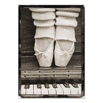Piano Ballet Duet Medium Sized Photo Print by erinphotodesign at Zazzle