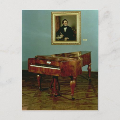 Piano belonging to Franz Peter Schubert Postcard
