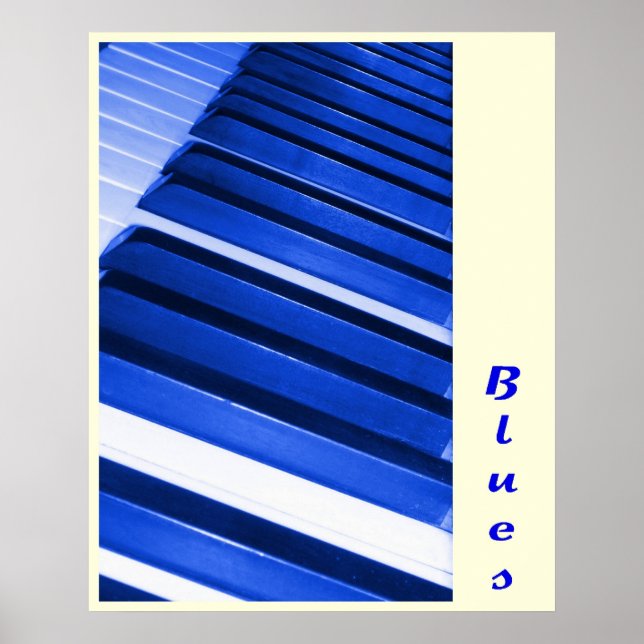 Piano Blues Poster (Front)