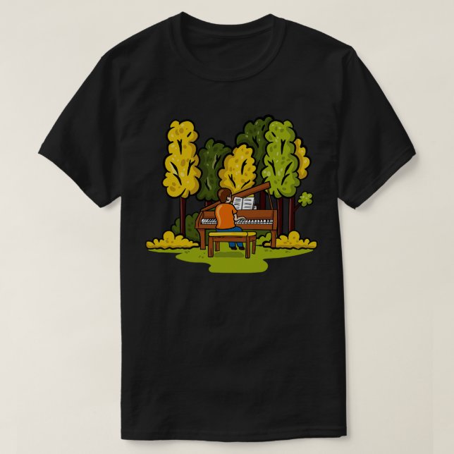 Piano Boy T-Shirt (Design Front)