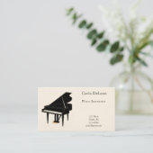 Piano Business Card (Standing Front)