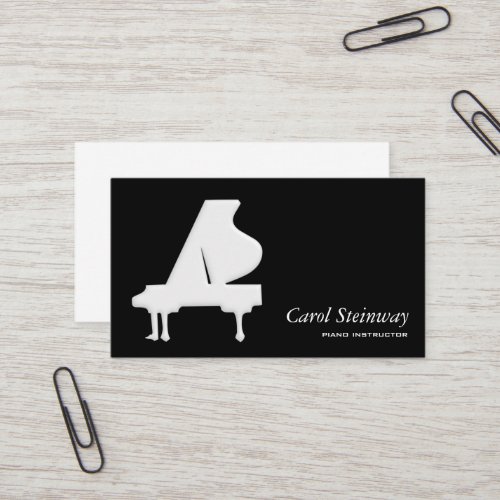 Piano Business Card