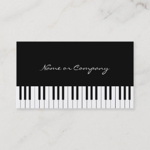 Piano Business Card