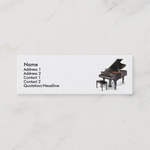 Piano Business Card