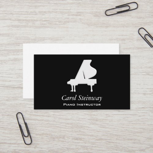 Piano Business Card Template