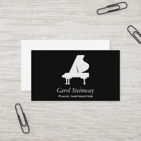 Piano Business Card