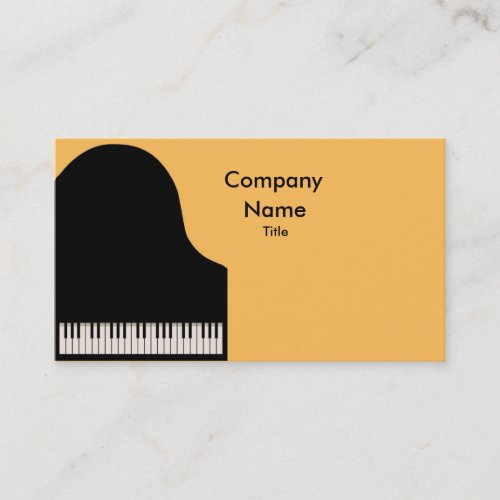 Piano Business Card