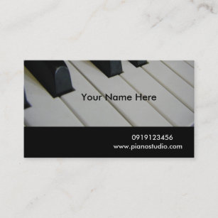 Piano/ Business Card