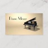 piano business card (Back)