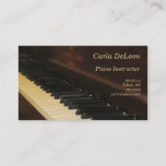 Piano Business Card at Zazzle