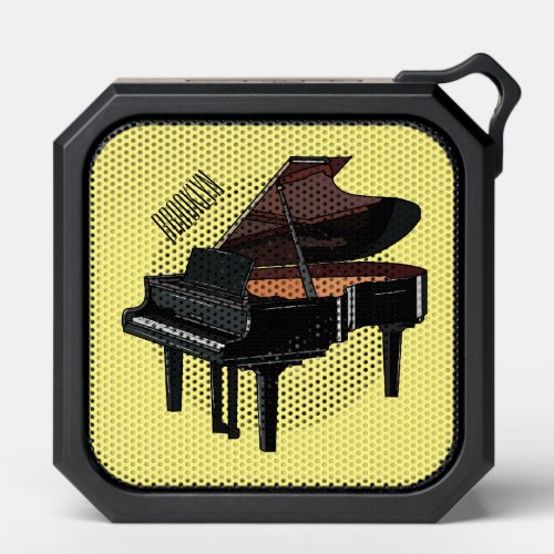 Piano cartoon illustration bluetooth speaker
