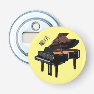 Piano cartoon illustration bottle opener