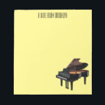 Piano cartoon illustration notepad<br><div class="desc">Piano cartoon illustration</div>