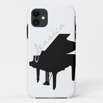 Piano Iphone 11 Case by LeSilhouette at Zazzle