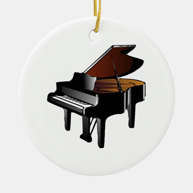 Piano Ceramic Ornament (Front)