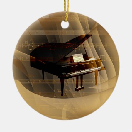 Piano Ceramic Ornament
