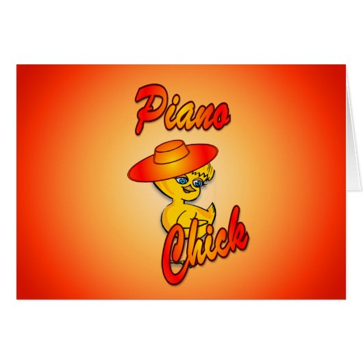 Piano Chick #5 (Front Horizontal)