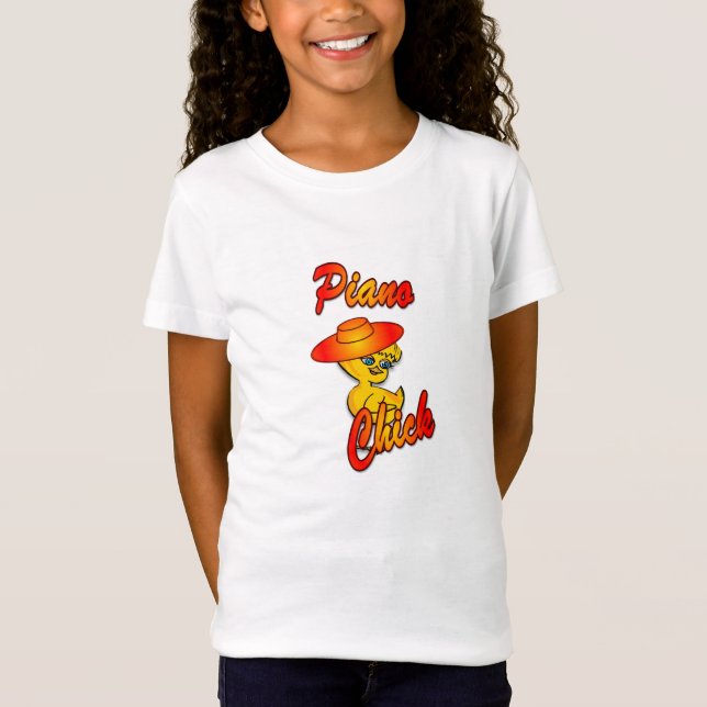 Piano Chick #5 T-Shirt (Front)