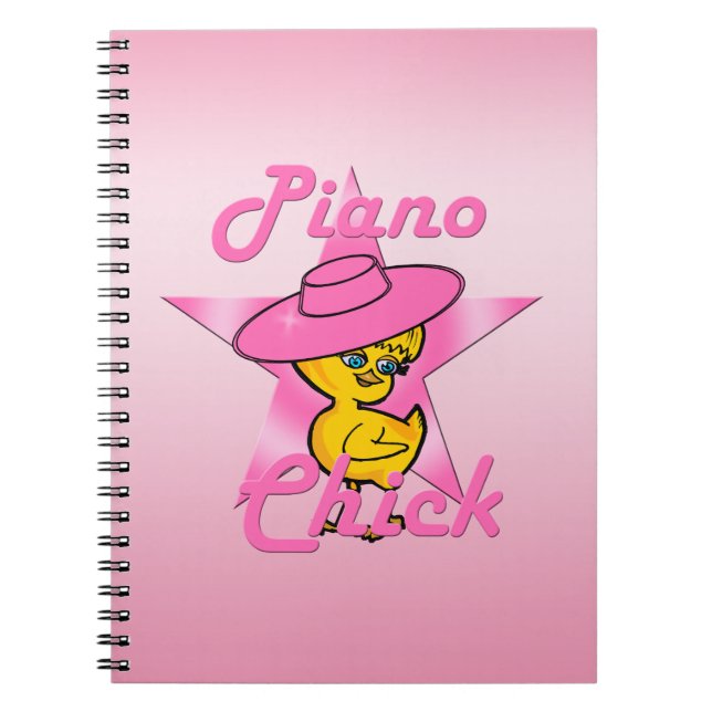 Piano Chick #8 Notebook (Front)