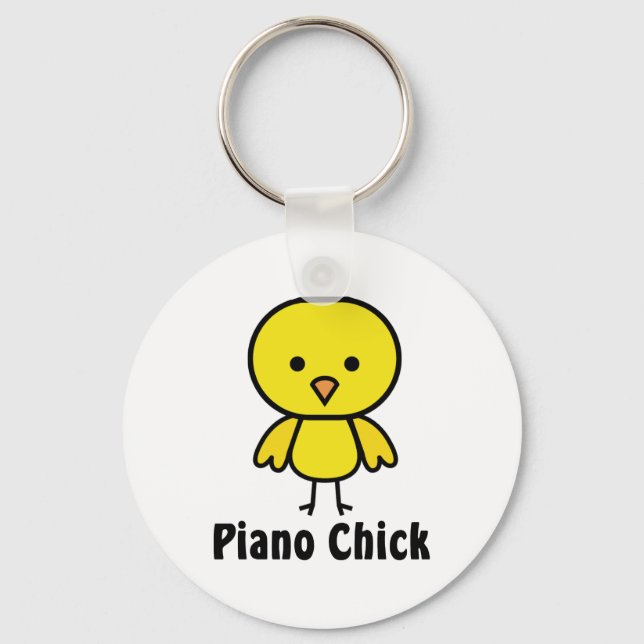 Piano Chick Keychain (Front)