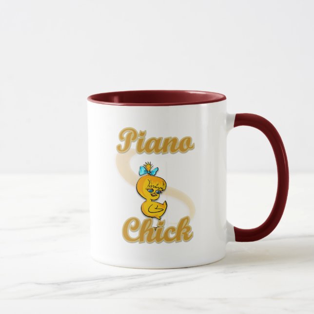 Piano Chick Mug (Right)