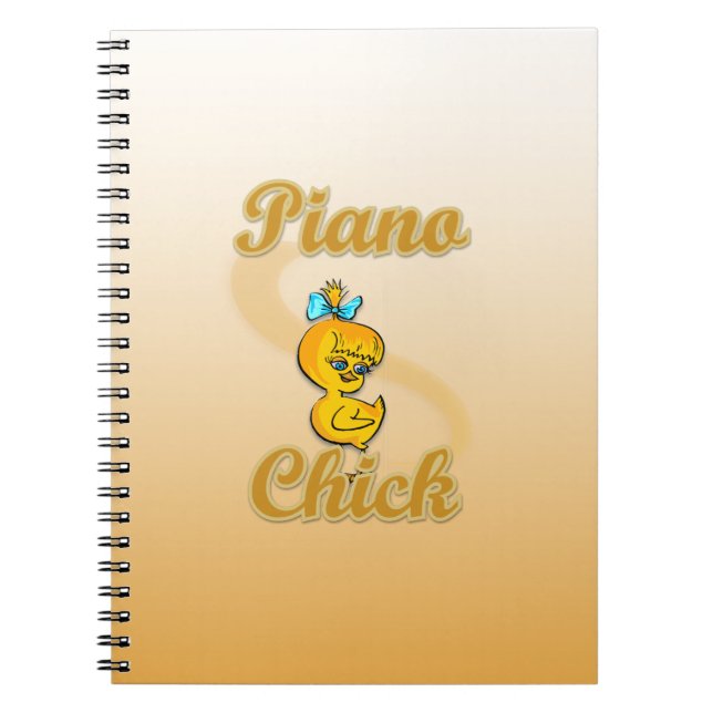 Piano Chick Notebook (Front)