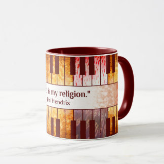 piano coffee 2 mug