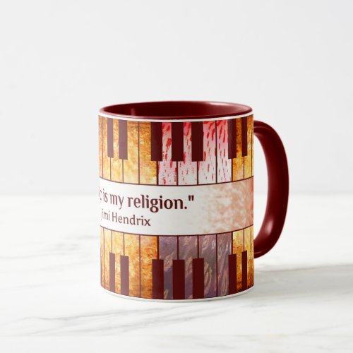 piano coffee 2 mug