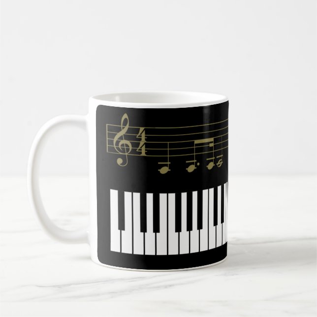 Piano Coffee Mug (Left)