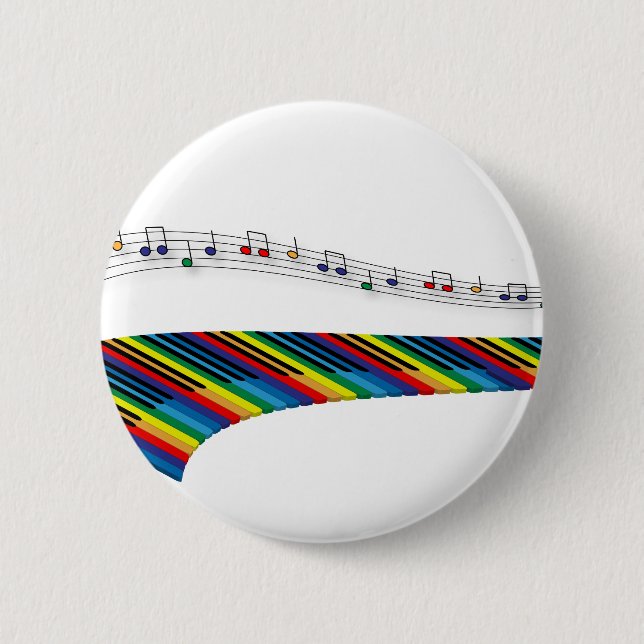 Piano colorful keyboard button (Front)