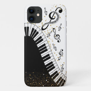 Piano con Notas musical iPhone 11 Case