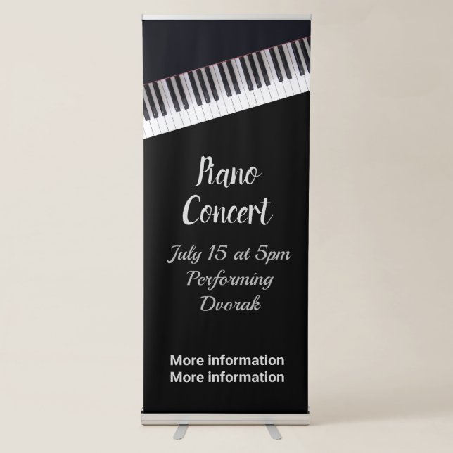 Piano Concert Banner (Front)