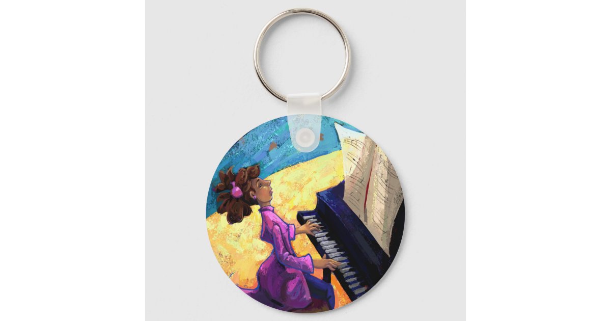 Concert Keychain Piano Concert Keychain | Zazzle