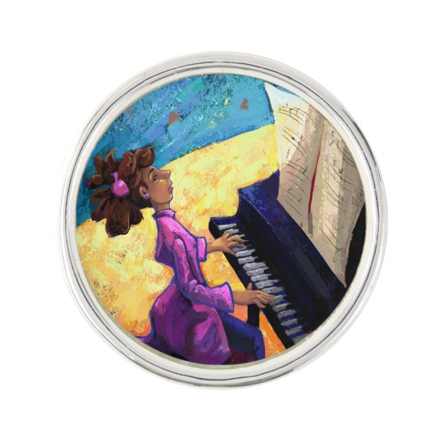 Piano Concert Lapel Pin (Front)