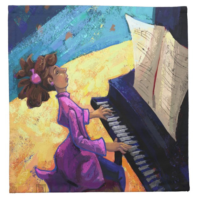 Piano Concert Napkin (Front)