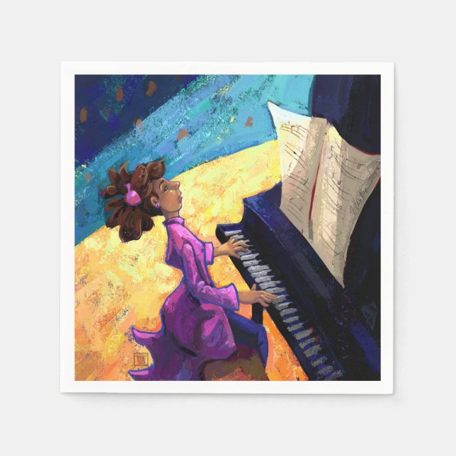 Piano Concert Napkins (Front)