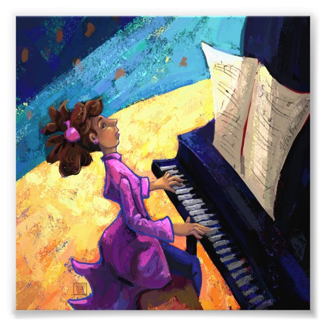 Piano Concert Photo Print (Front)
