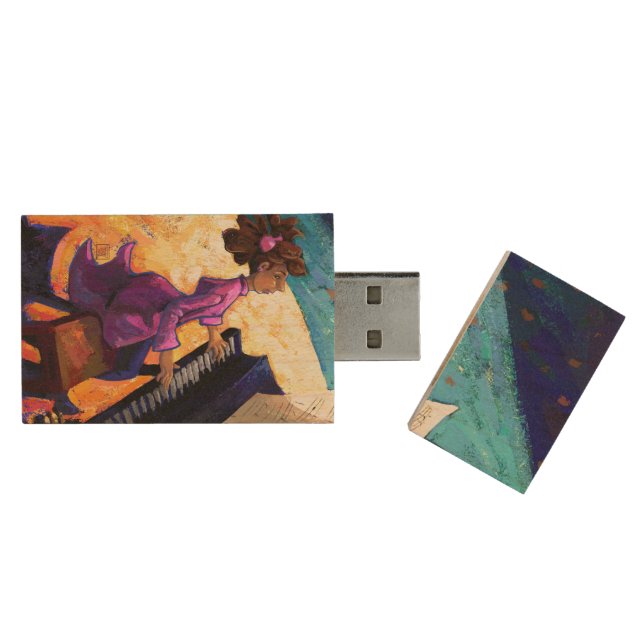 Piano Concert Wood USB Flash Drive (Opened)