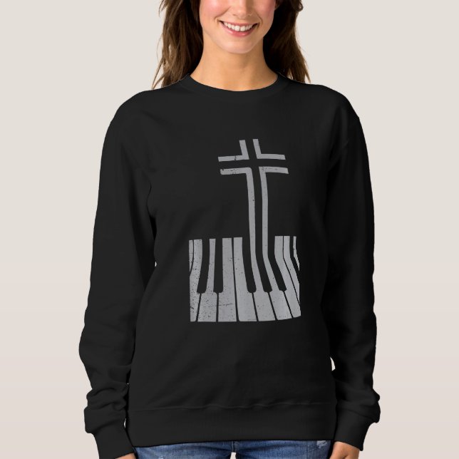 Piano Cross   Sweatshirt (Front)
