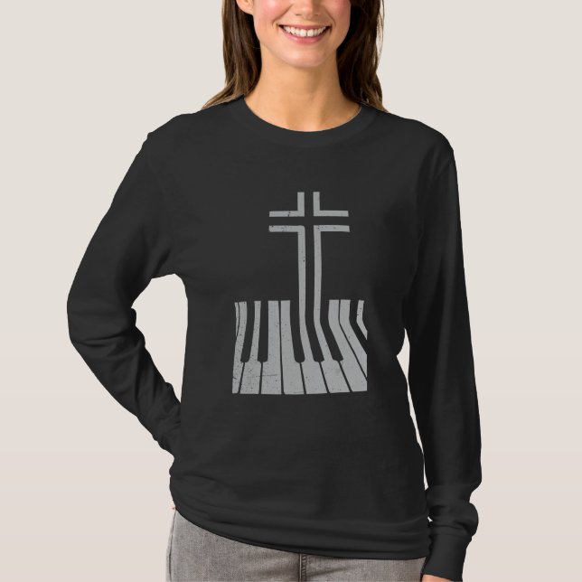 Piano Cross T-Shirt (Front)