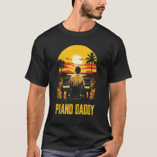 Piano Dad Piano Man Pianist Keyboard Musician Fath T-Shirt