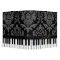Piano  (Damask Print) Binder