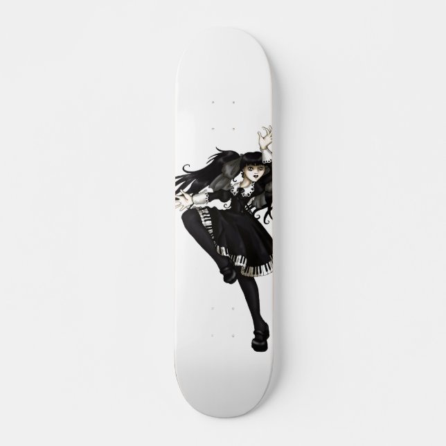 Piano Dance Skateboard Deck (Front)