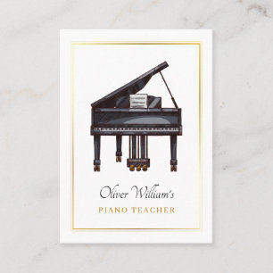 Piano elegant  business card
