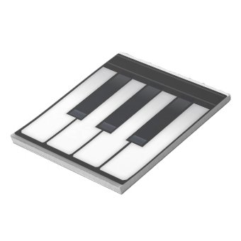 Piano Emoji Notepad | Zazzle