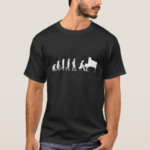 Piano Evolution Pianist Jazz Classical Music Orche T-Shirt