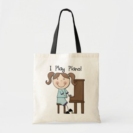 Piano - Female Tshirts And Gifts Tote Bag