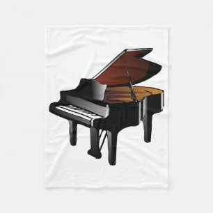 Piano Fleece Blanket