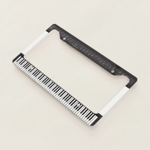 Piano for the Music Lover License Plate Frame
