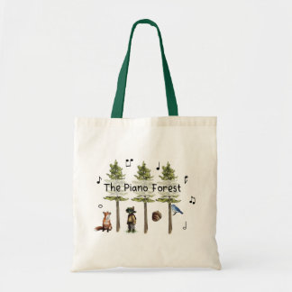Piano Forest tote bag